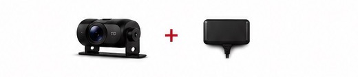 DocuDrive road-facing fleet camera paired with a GPS tracking module